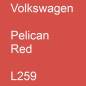 Preview: Volkswagen, Pelican Red, L259.